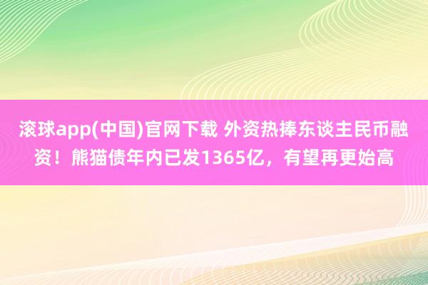滚球app(中国)官网下载 外资热捧东谈主民币融资！熊猫债年内已发1365亿，有望再更始高