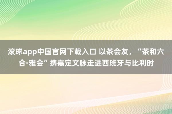 滚球app中国官网下载入口 以茶会友,“茶和六合·雅会”携嘉定文脉走进西班牙与比利时